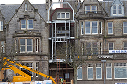 Construction underway at the BEST WESTERN Scores Hotel in St Andrews